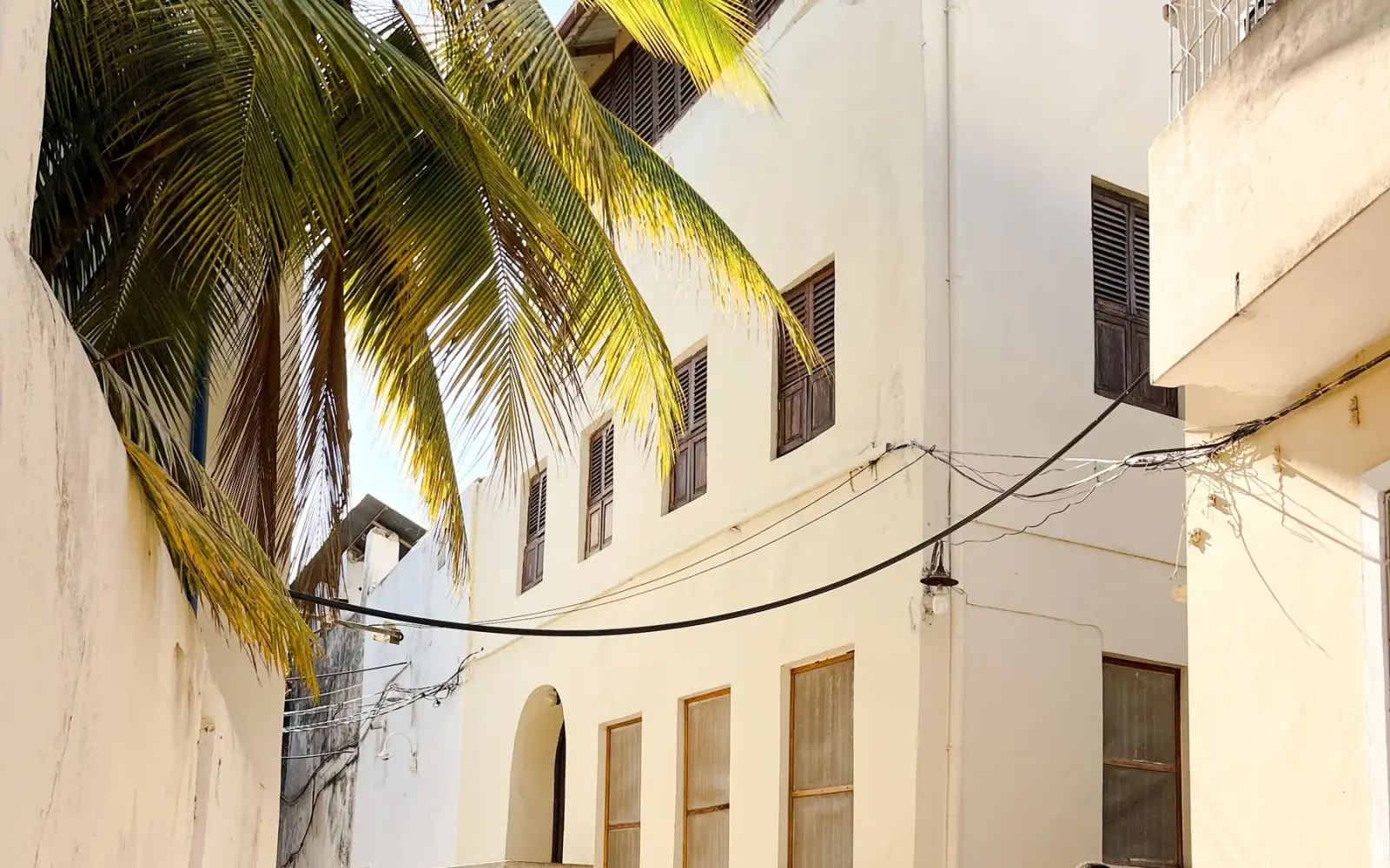 Mombasa old town, the coastal end of Kenya's data centre geography