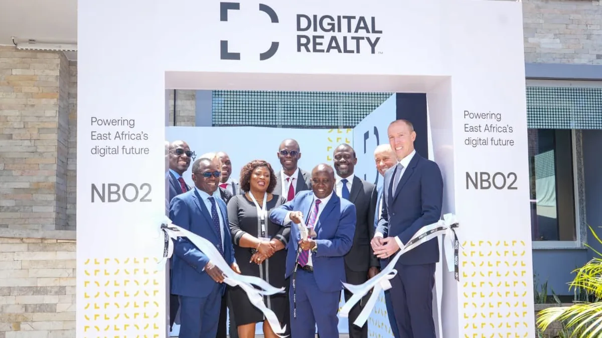 Industry professionals cutting the ribbon at the NBO2 data centre launch in Nairobi, the people behind Kenya's digital infrastructure